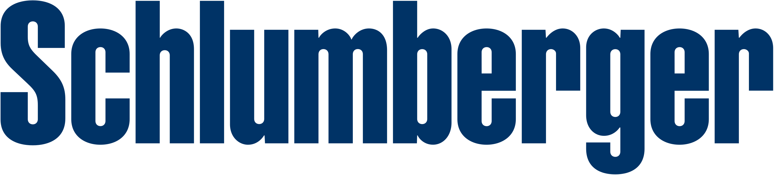 Logo de Schlumberger, partenaire du cabinet d’expert comptable FT Consulting.